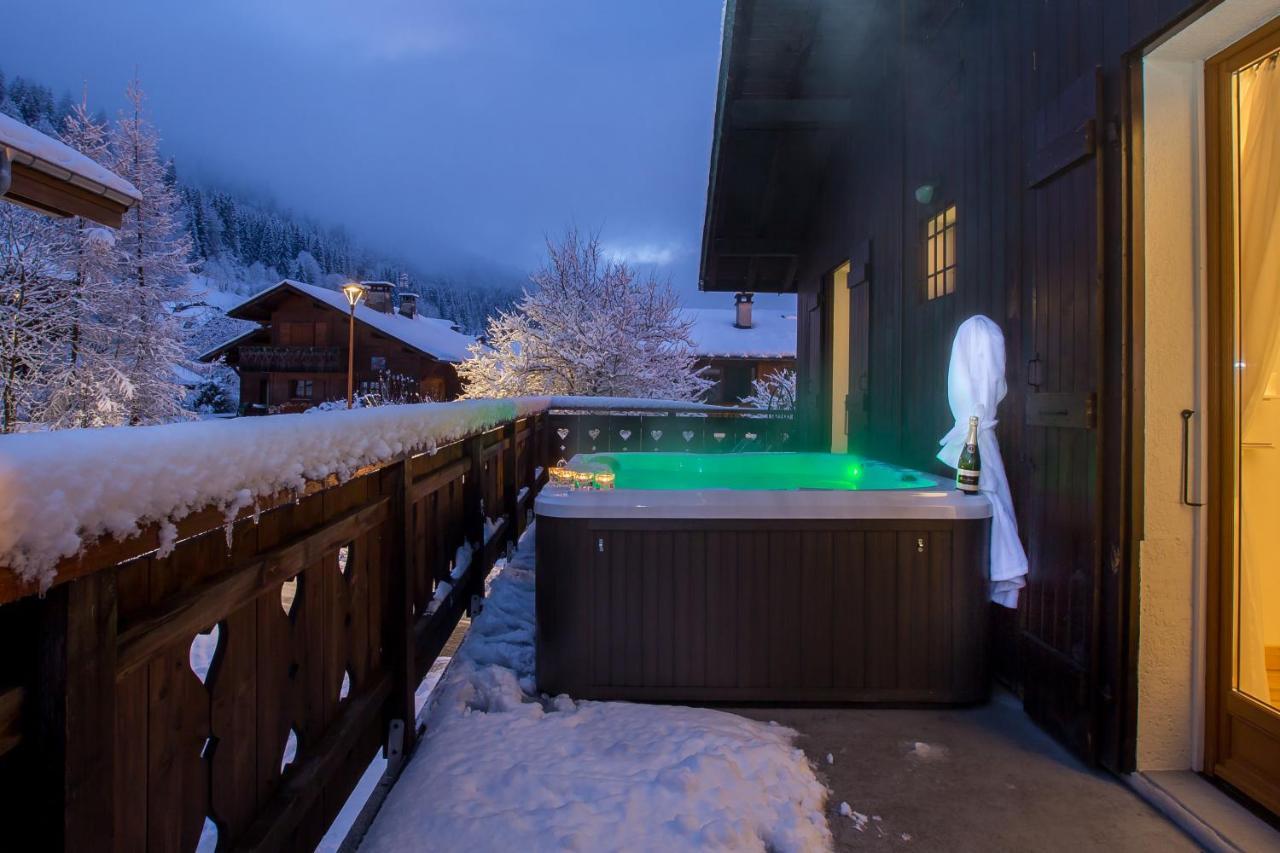Simply Morzine - Chalet Coeur De มอร์ซีน ภายนอก รูปภาพ
