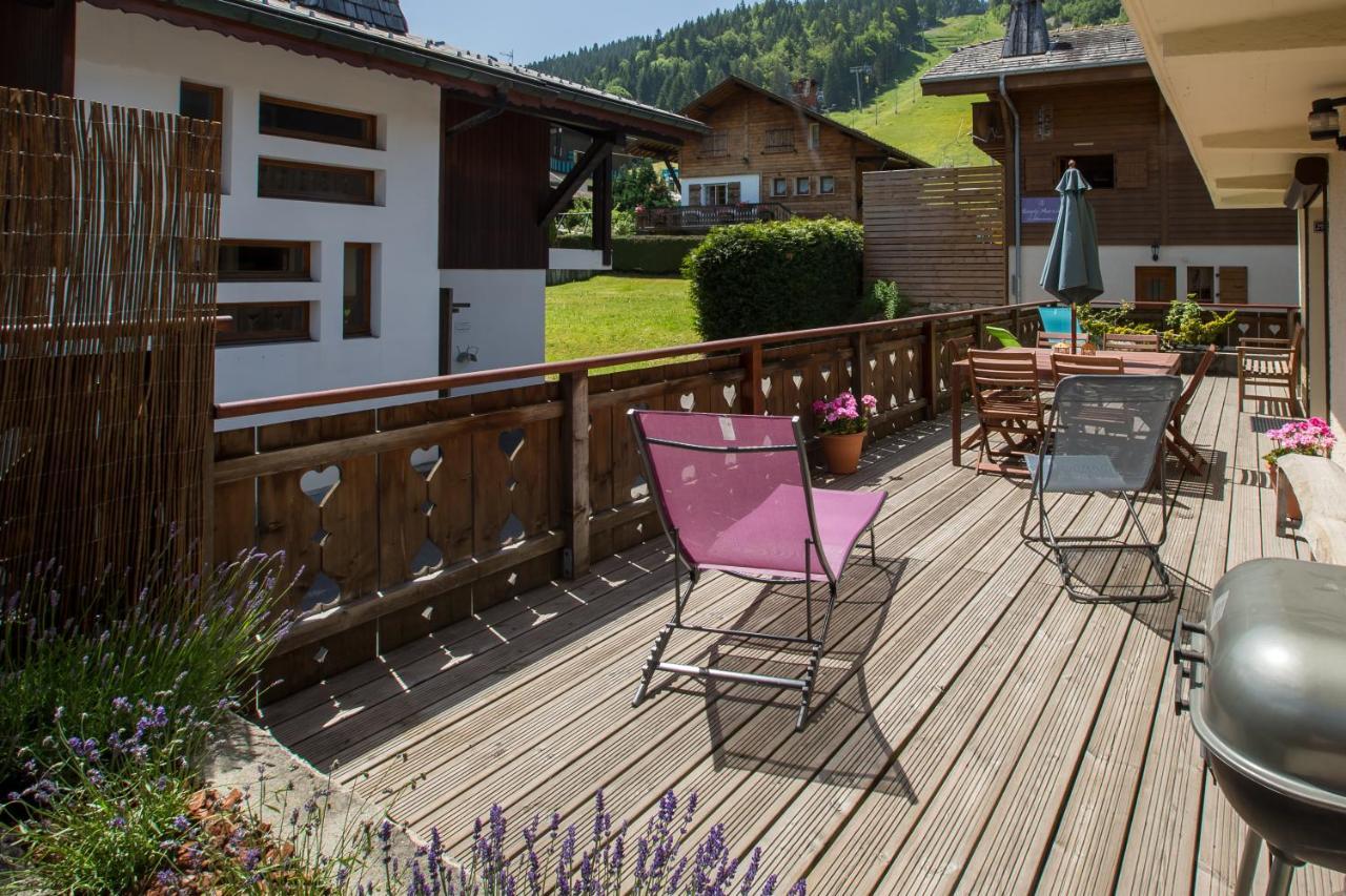 Simply Morzine - Chalet Coeur De มอร์ซีน ภายนอก รูปภาพ