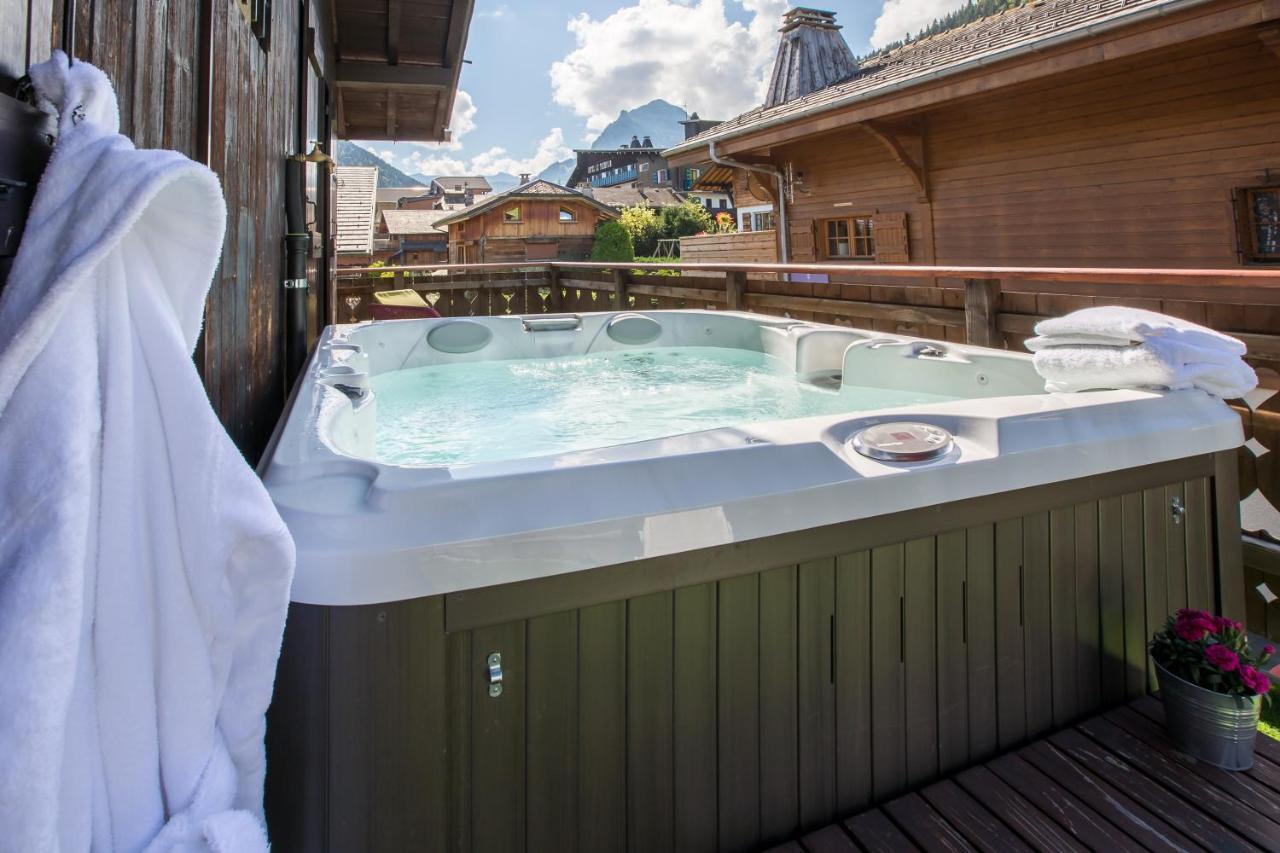 Simply Morzine - Chalet Coeur De มอร์ซีน ภายนอก รูปภาพ