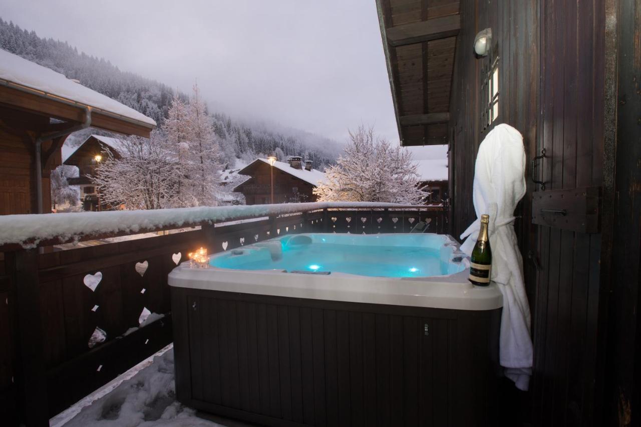 Simply Morzine - Chalet Coeur De มอร์ซีน ภายนอก รูปภาพ