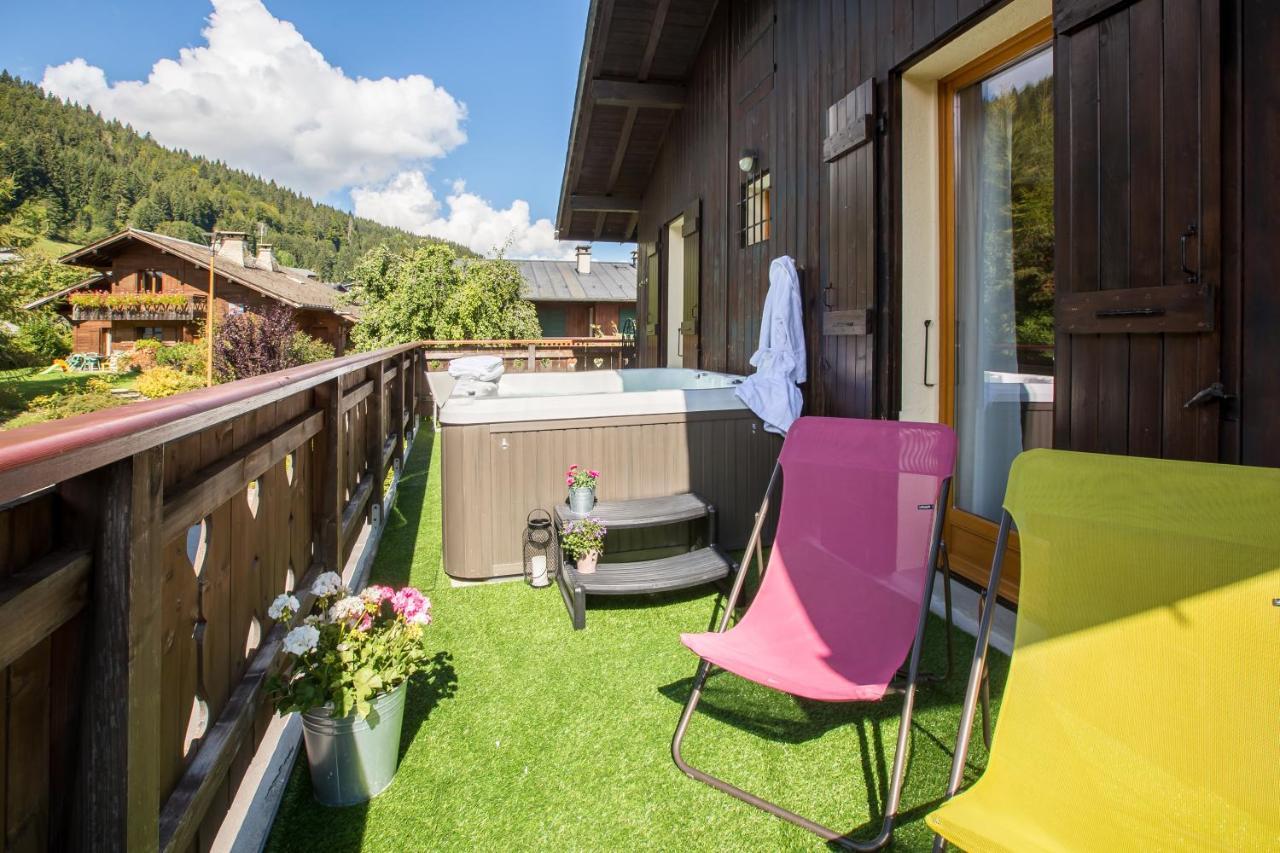 Simply Morzine - Chalet Coeur De มอร์ซีน ภายนอก รูปภาพ