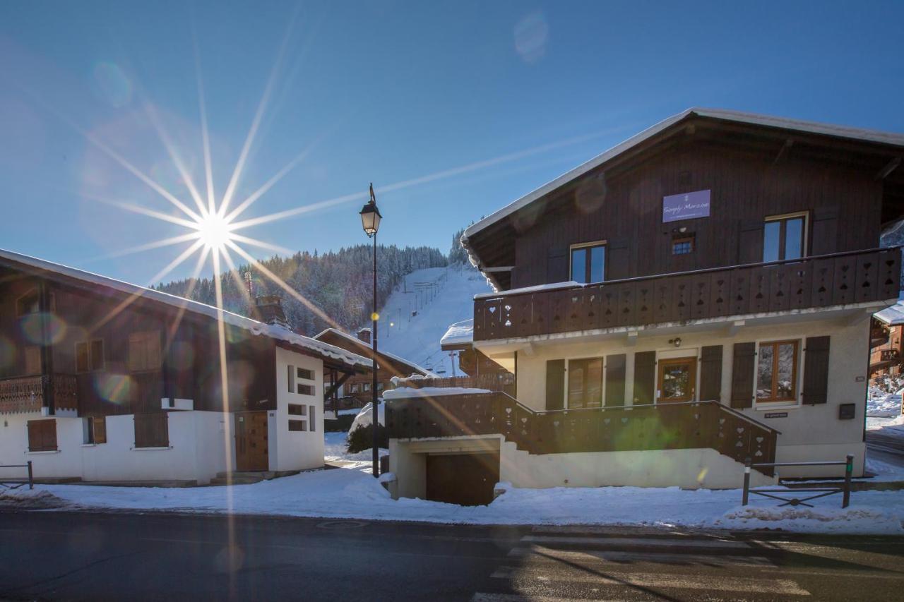 Simply Morzine - Chalet Coeur De มอร์ซีน ภายนอก รูปภาพ