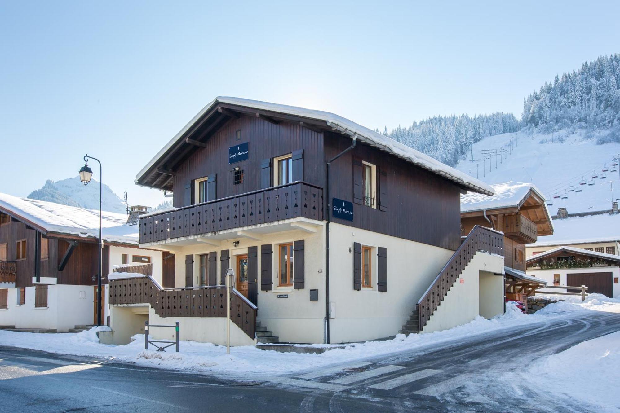 Simply Morzine - Chalet Coeur De มอร์ซีน ภายนอก รูปภาพ