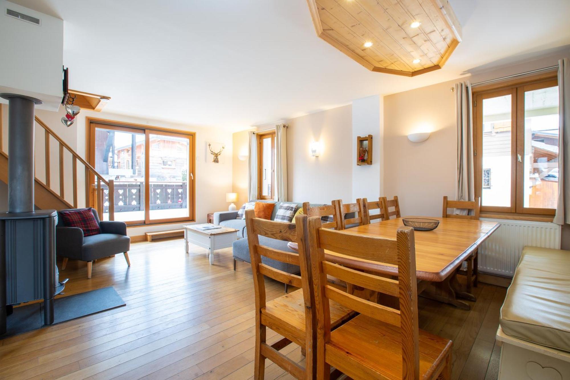 Simply Morzine - Chalet Coeur De มอร์ซีน ภายนอก รูปภาพ