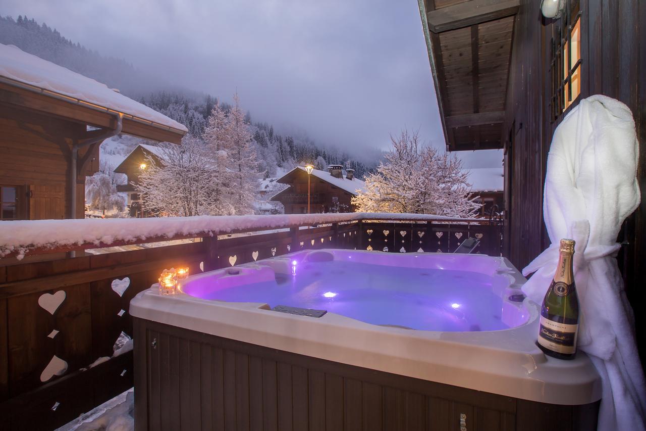 Simply Morzine - Chalet Coeur De มอร์ซีน ภายนอก รูปภาพ