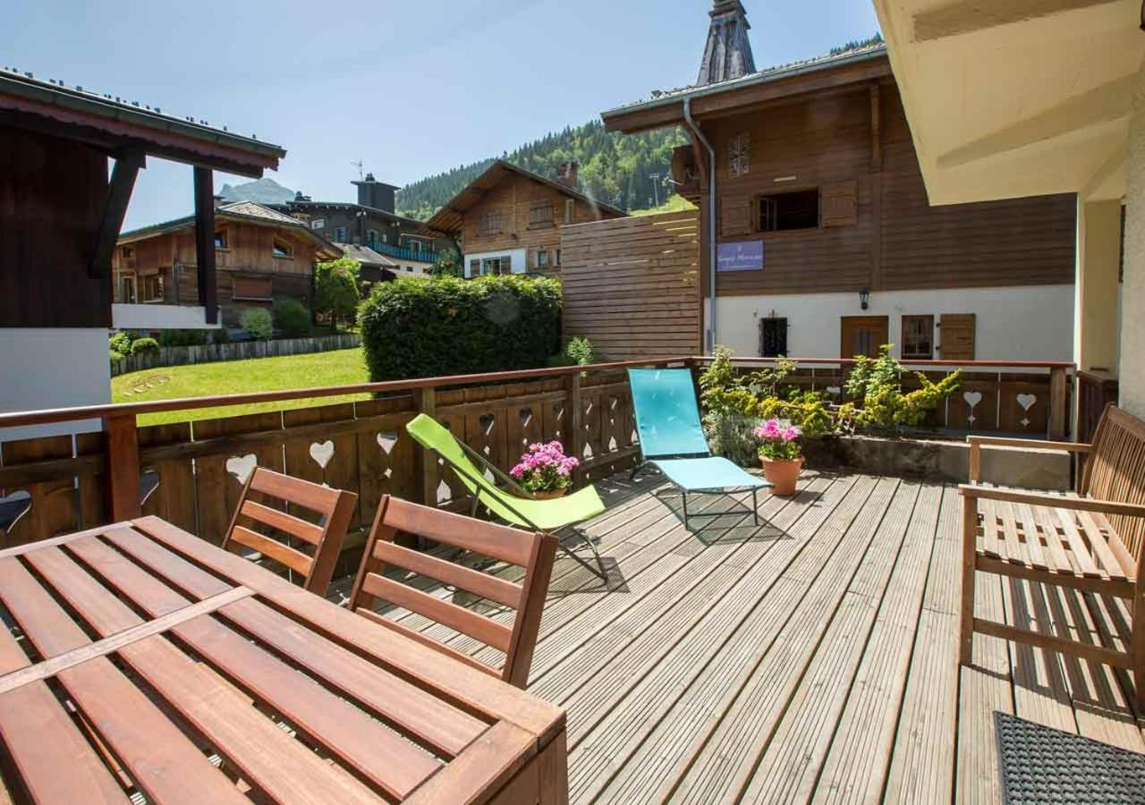 Simply Morzine - Chalet Coeur De มอร์ซีน ภายนอก รูปภาพ